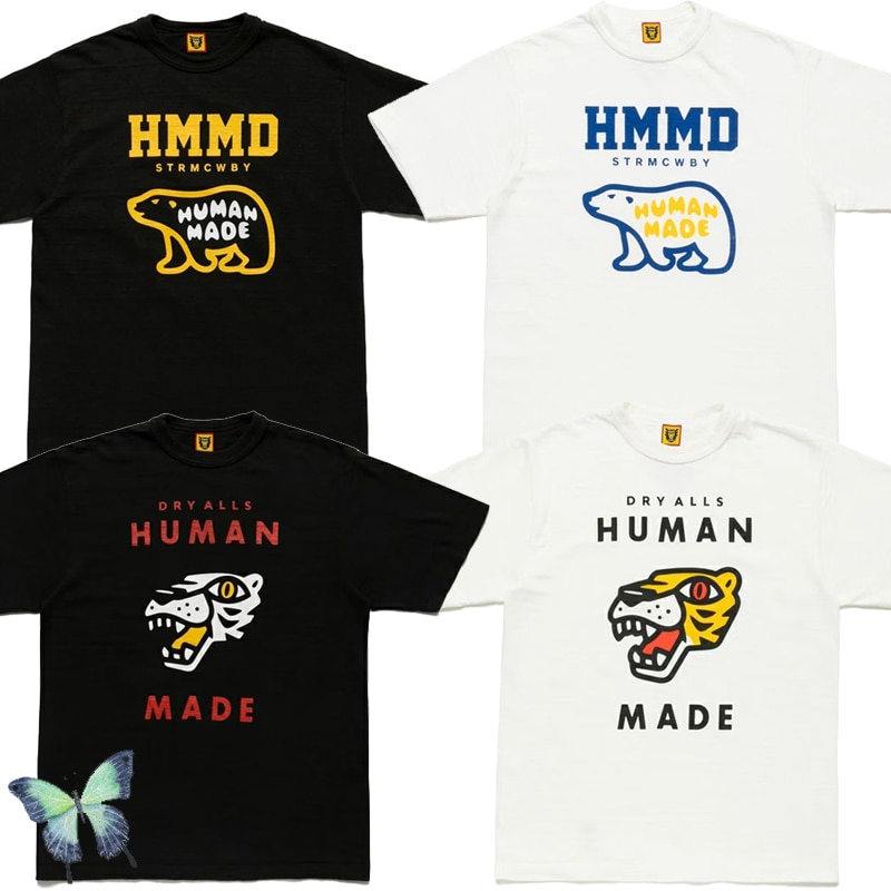 인간의 만든 T 셔츠 높은 Qualty 원래 태그 타이거 T-셔츠 Humanmade T-셔츠 컬렉션